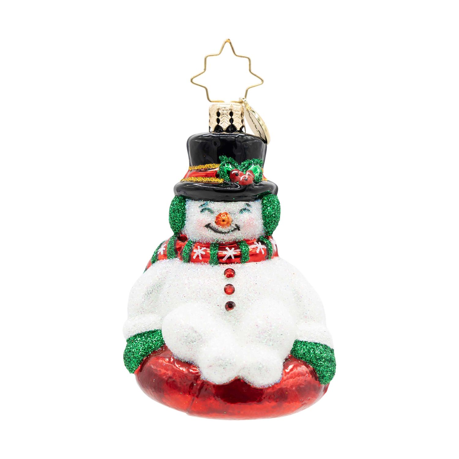 Christopher Radko Snowy Slider Gem Ornament 1022762, 026301950479