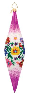 Christopher Radko Purple Season's Gleamings Ornament 1022115, 026301934493