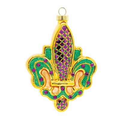 Kat + Annie Festive Fleur De Fun Ornament Set of 6, 92513, 026301925132