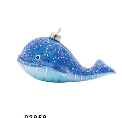 Kat + Annie Blue Whale Ornament Set of 6, 93858, 026301938583