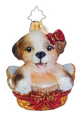 Christopher Radko Basket of Hope Ornament 1022620, 026301944348
