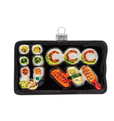 Kat + Annie Sushi Platter Ornament Set of 6, 93822, 026301938224