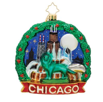 Christopher Radko Windy City Wonderland Ornament 1022164, 026301939412