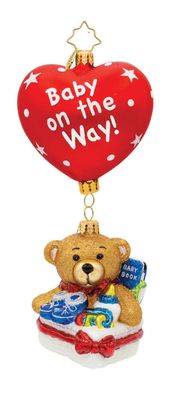 Christopher Radko Baby on Board Bundle Ornament 1022159, 026301935254