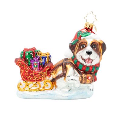 Christopher Radko North Pole Pawtrol Ornament 1022849, 026301950332