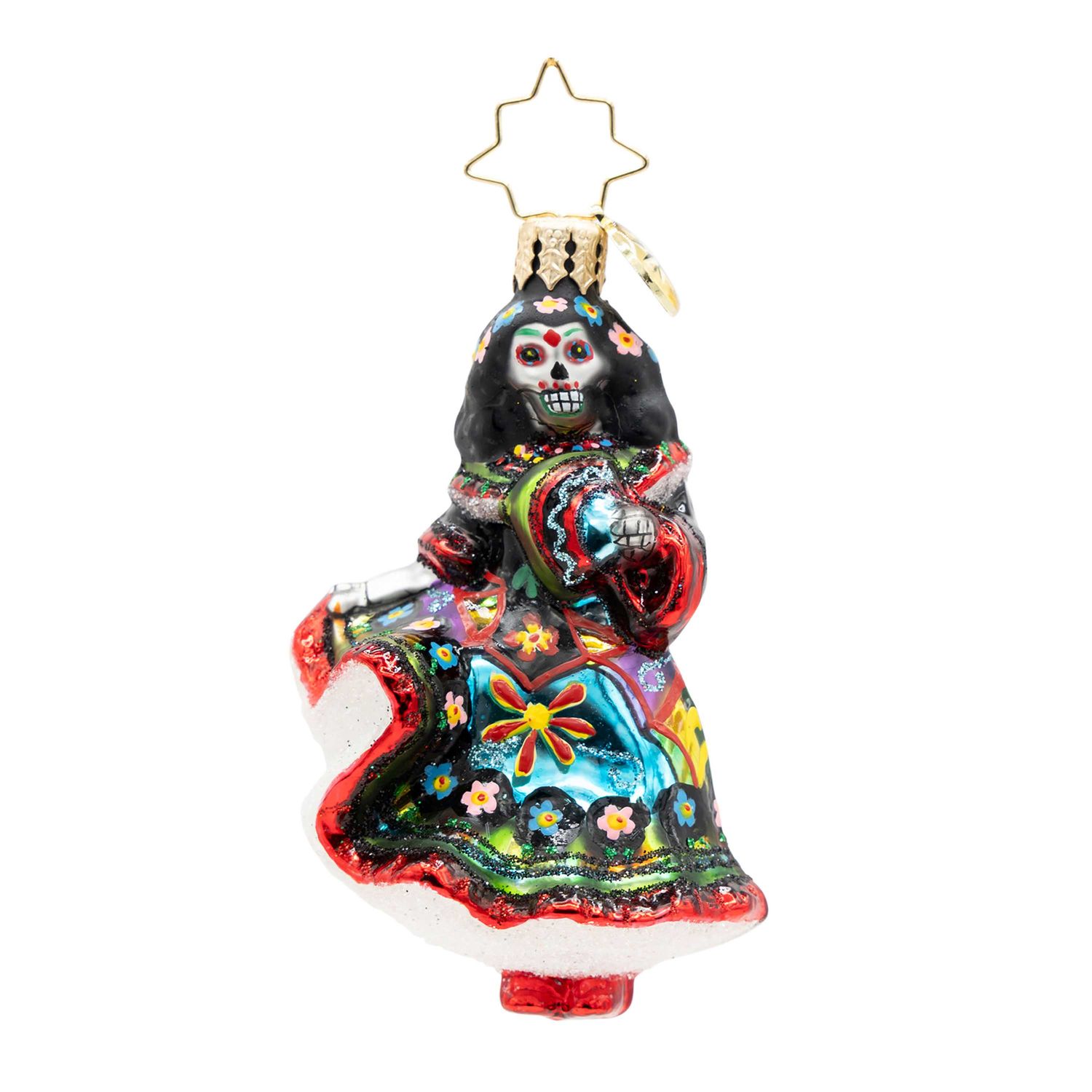 Christopher Radko Spirited Skeleton Sway Gem Ornament 1022710, 026301944874