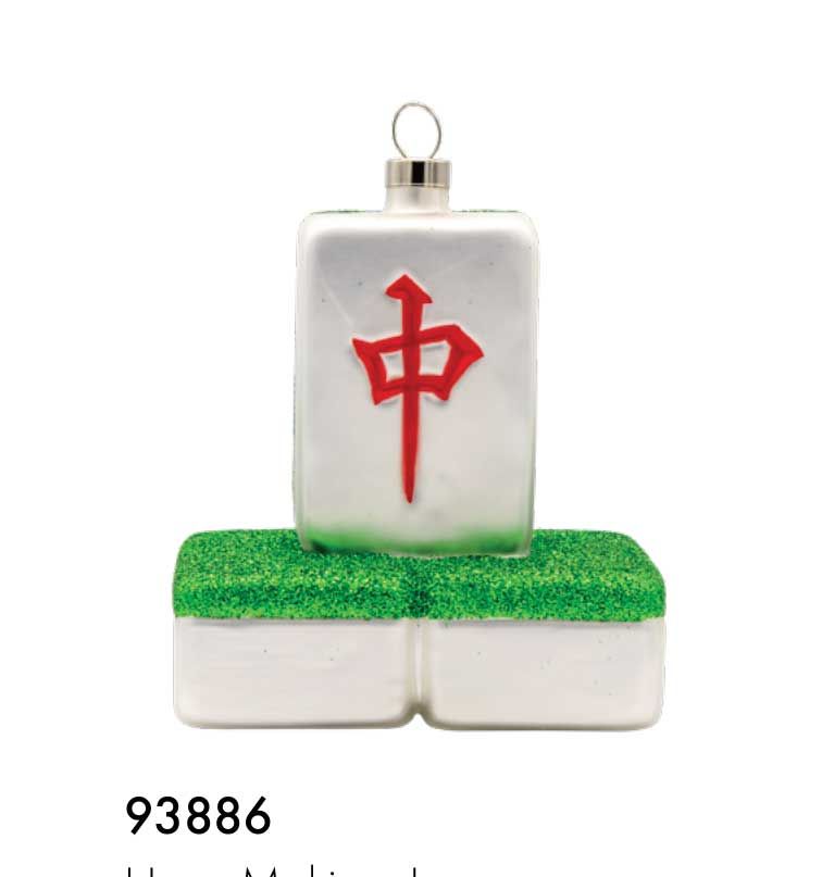Kat + Annie I Love Mahjong Ornament Set of 6, 93886, 026301938866