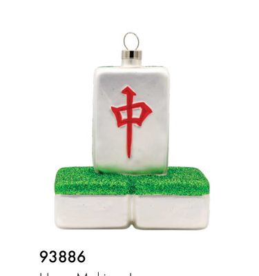 Kat + Annie I Love Mahjong Ornament Set of 6, 93886, 026301938866
