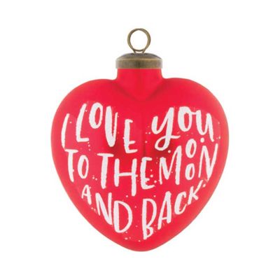 Kat + Annie I Love You To The Moon And Back Ornament Set of 6, 78277, 026301782773