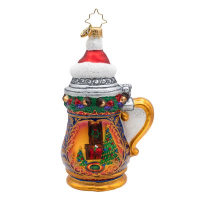 Christopher Radko Jingle and Stein Ornament 1022879, 026301951537