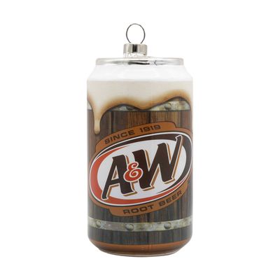 Kat + Annie A And W Root Beer Soda Can Ornament Set of 6, 94631, 026301946311