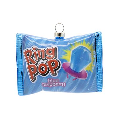 Kat + Annie Wrapped Blue Raspberry Ring Pop Ornament Set of 6, 94650, 026301946502