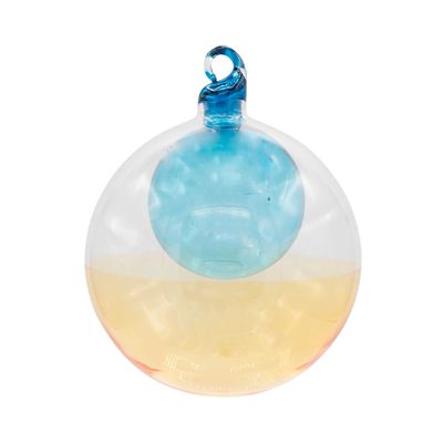 Kat + Annie Double Bubble Gold Round Ornament Set of 6, 94923, 026301949237