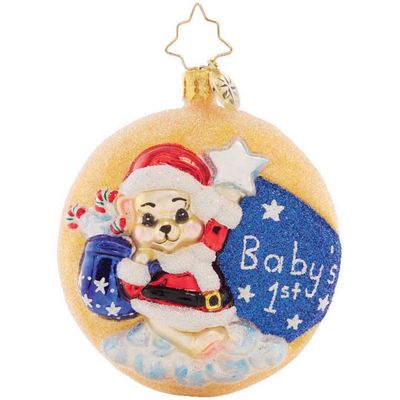 Christopher Radko Darling 1St Christmas Gem Ornament 1021410, 026301907442