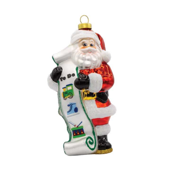 Kat + Annie Santas To Do List Ornament Set of 6, 93864, 026301938644