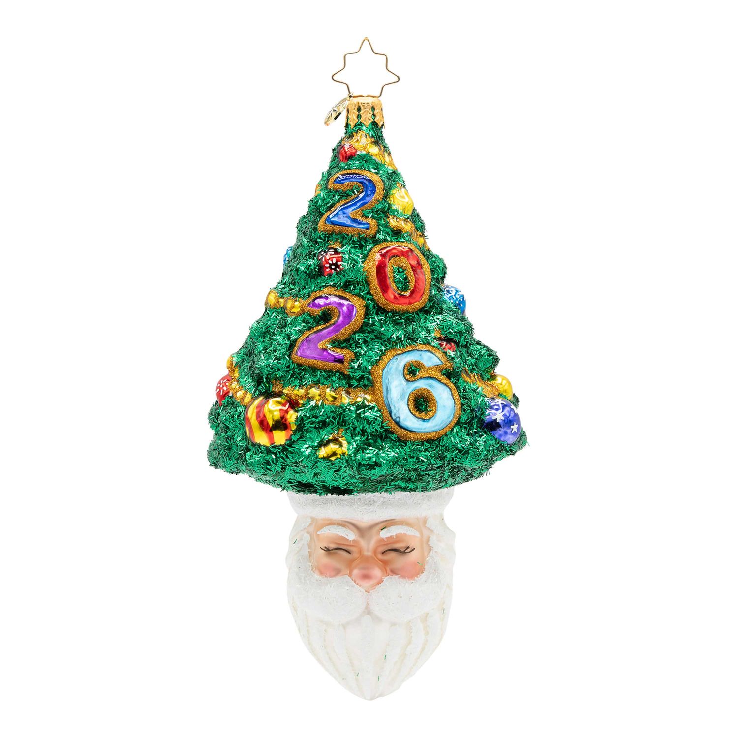 Christopher Radko Santa's Sparkling 2026 Ornament 1022638, 026301944485