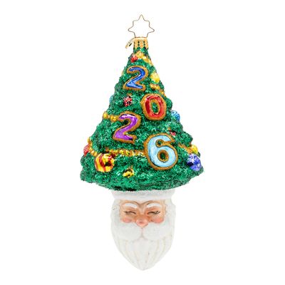 Christopher Radko Santa's Sparkling 2026 Ornament 1022638, 026301944485