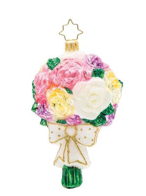 Christopher Radko Bridal Blooms Ornament 1022395, 026301940722