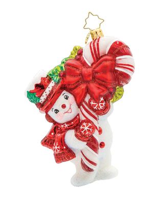 Christopher Radko Snowy Retro Cheer Ornament 1022293, 026301940272