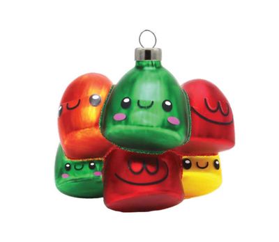 Kat + Annie Joyous Dots Candy Ornament Set of 6, 94002, 026301940029