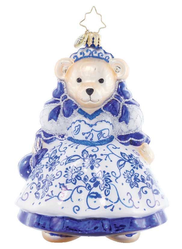 Christopher Radko Chinoiserie Muffy Ornament 1021871, 026301927174