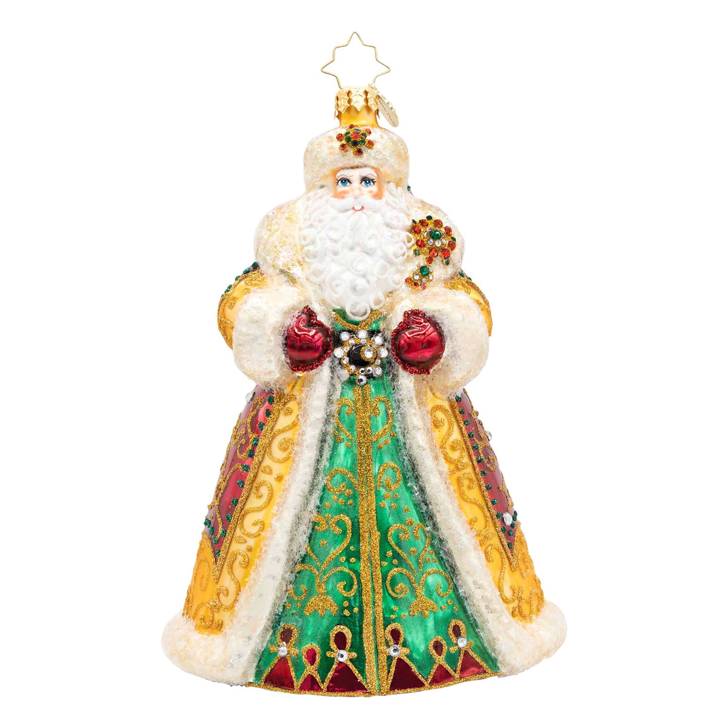 Christopher Radko Crown of Christmas Ornament 1022662, 026301944614