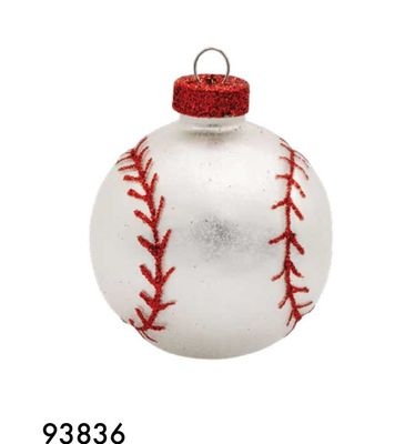 Kat + Annie Baseball Ornament Set of 6, 93836, 026301938361