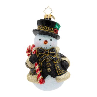 Christopher Radko The Frosted Gentleman Ornament 1022873, 026301951315