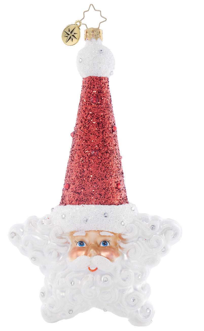 Christopher Radko Santa's Star Power Ornament 1022033, 026301928652