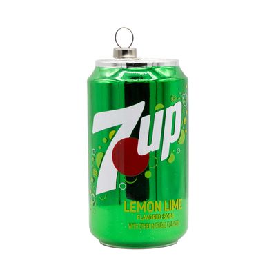 Kat + Annie 7up Soda Can Ornament Set of 6, 94629, 026301946298