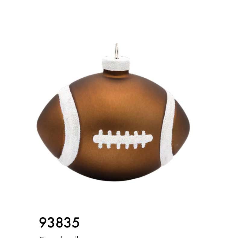 Kat + Annie Football Ornament Set of 6, 93835, 026301938354