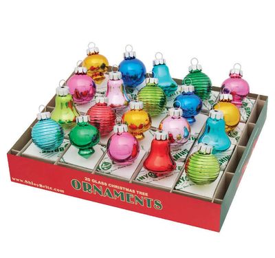 Christopher Radko Christmas Confetti 20 Count Shapes Ornaments 4028228, 026301934127
