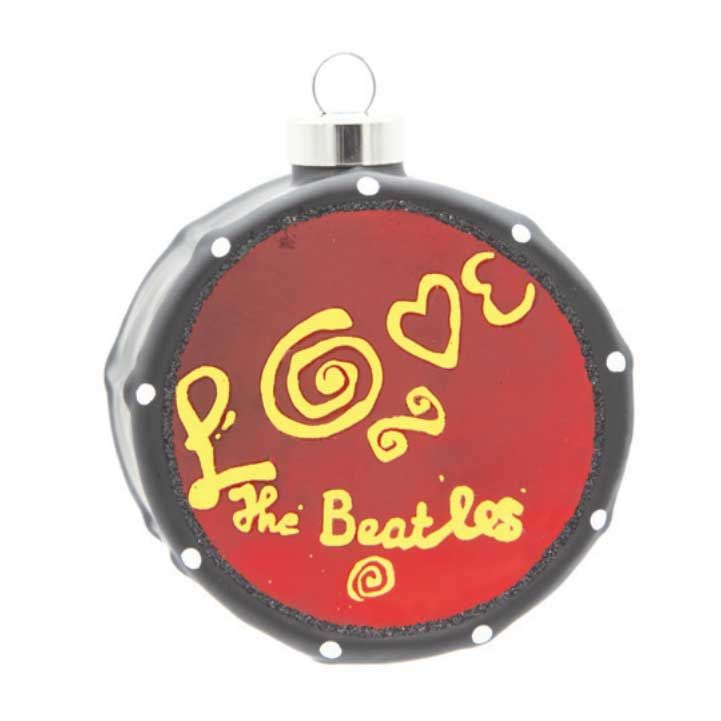 Kat + Annie Beatles Love Drum Ornament Set of 6, 92430, 026301924302