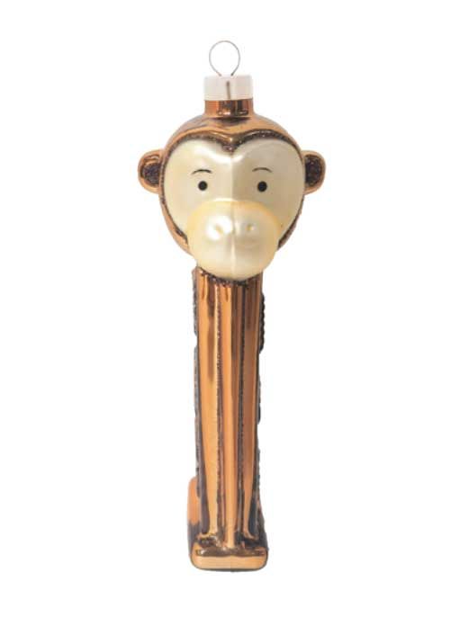 Kat + Annie Monkey Pez Dispenser Ornament Set of 6, 92460, 026301924609