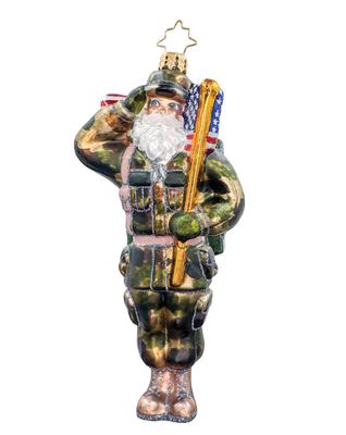 Christopher Radko Yuletide Trooper Ornament 1022586, 026301943938