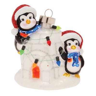 Kat + Annie Igloo Penguin Pals Ornament Set of 6, 88254, 026301882541