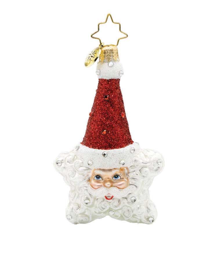Christopher Radko Santa's Star Power Gem Ornament 1022263, 026301939306