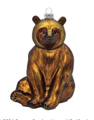 Kat + Annie Eric Carle Brown Bear Ornament Set of 6, 93995, 026301939955