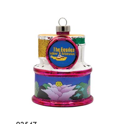 Kat + Annie Beatles Yellow Submarine Drumset Ornament Set of 6, 93547, 026301935476