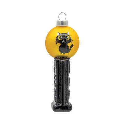Kat + Annie Black Cat Mini Pez Dispenser Ornament Set of 6, 92469, 026301924692