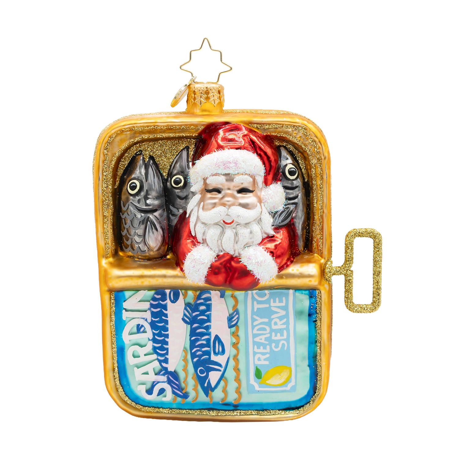 Christopher Radko Holiday in a Tin Ornament 1022864, 026301951223