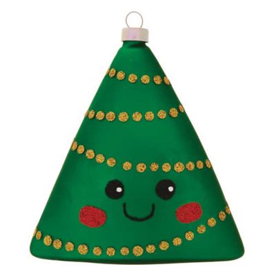 Kat + Annie Tinsel Triangle Tree Ornament Set of 6, 88329, 026301883296
