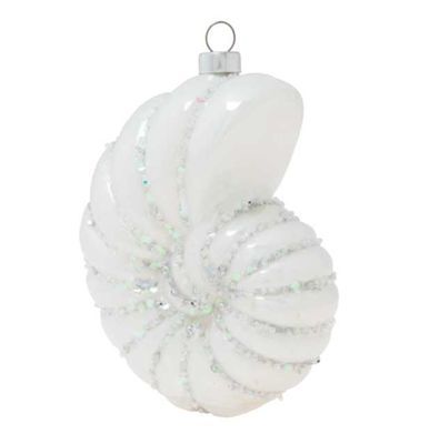 Kat + Annie Opalescent Shell Ornament Set of 6, 87475, 026301874751