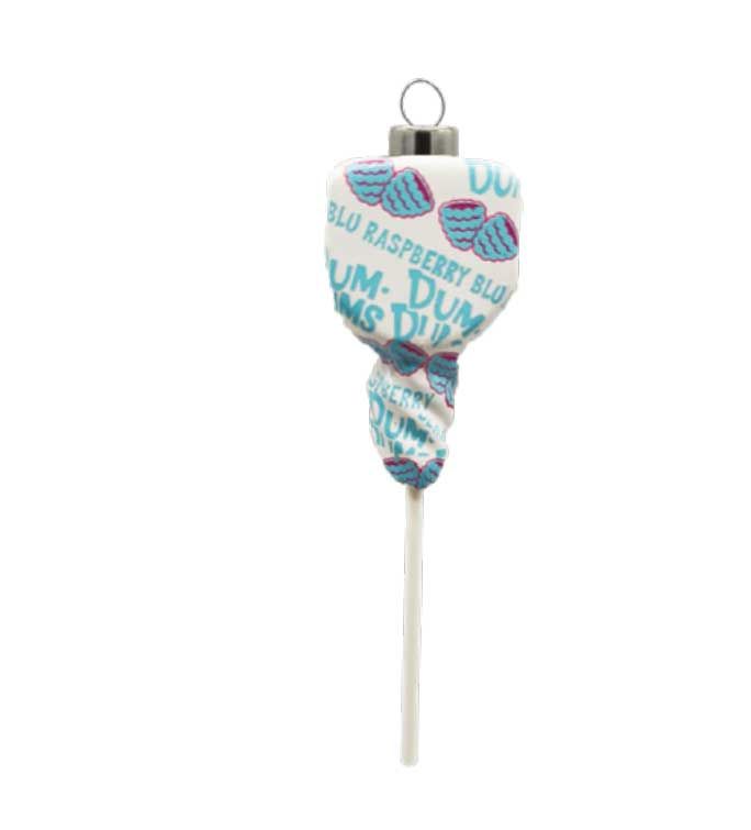 Kat + Annie Blue Raspberry Dum Dums Ornament Set of 6, 93568, 026301935681