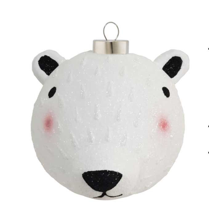 Kat + Annie Polar Bear Ornament Set of 6, 92366, 026301923664