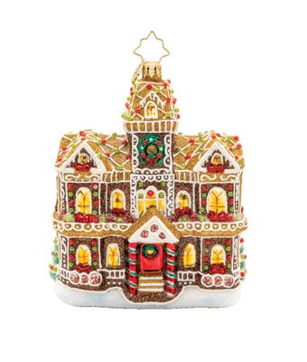 Christopher Radko Gingerbread Manor Ornament 1022484, 026301942870