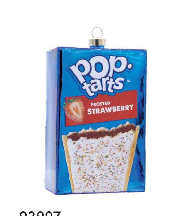 Kat + Annie Pop Tarts Frosted Strawberry Ornament Set of 6, 93997, 026301939979