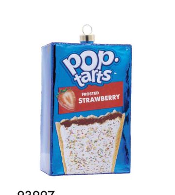 Kat + Annie Pop Tarts Frosted Strawberry Ornament Set of 6, 93997, 026301939979