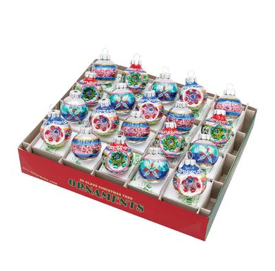 Christopher Radko Christmas Confetti 20 Count Half Reflector Half Rounds Ornaments 4028292, 0263019…