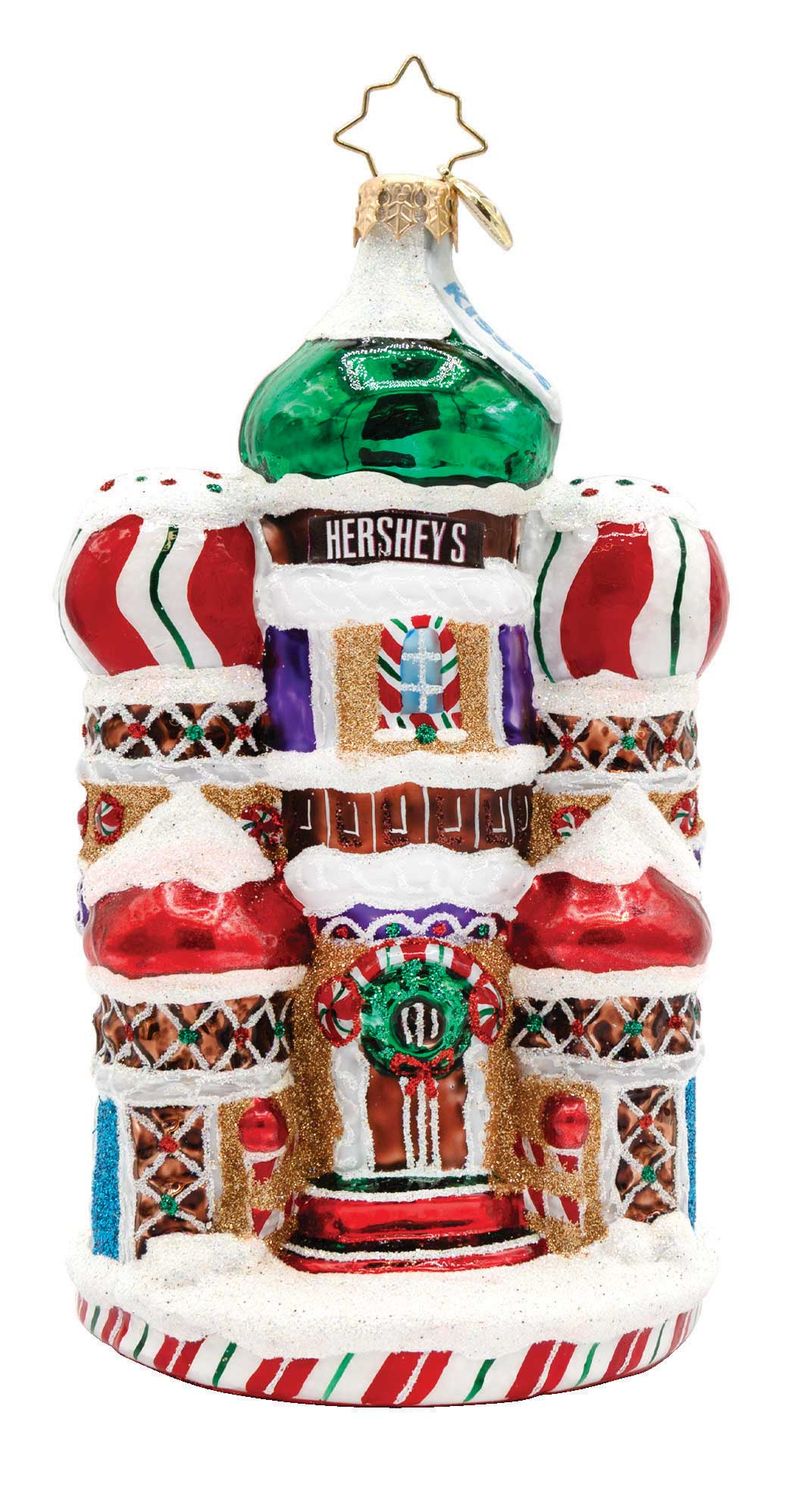 Christopher Radko Hershey's Candyland Castle Ornament 1022409, 026301942061